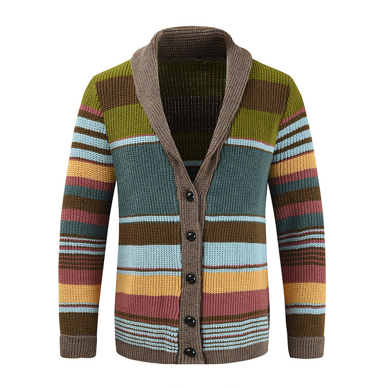 Margaret Colorful Knit Cardigan with Character