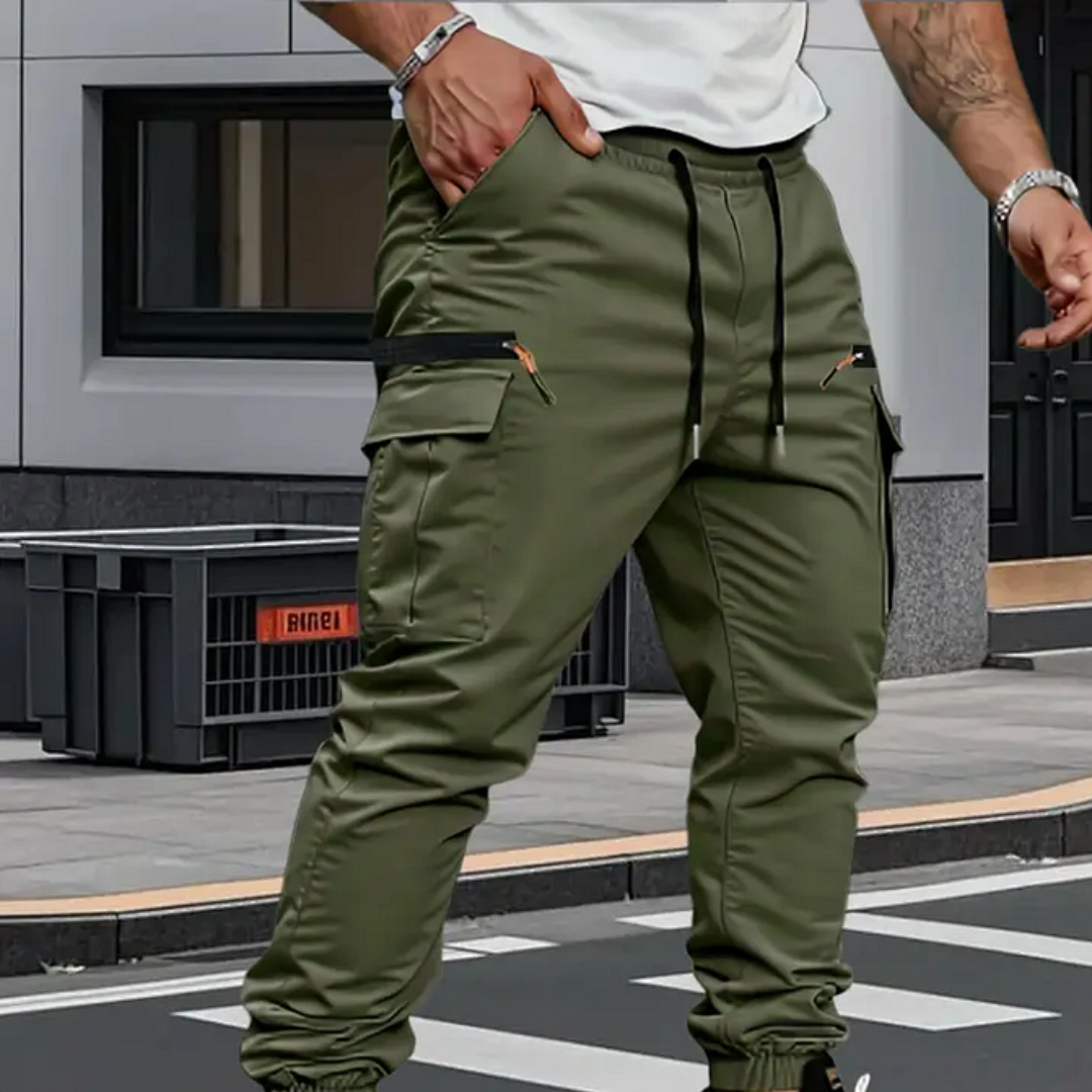Alan Cargo Stretch Jogger Pants