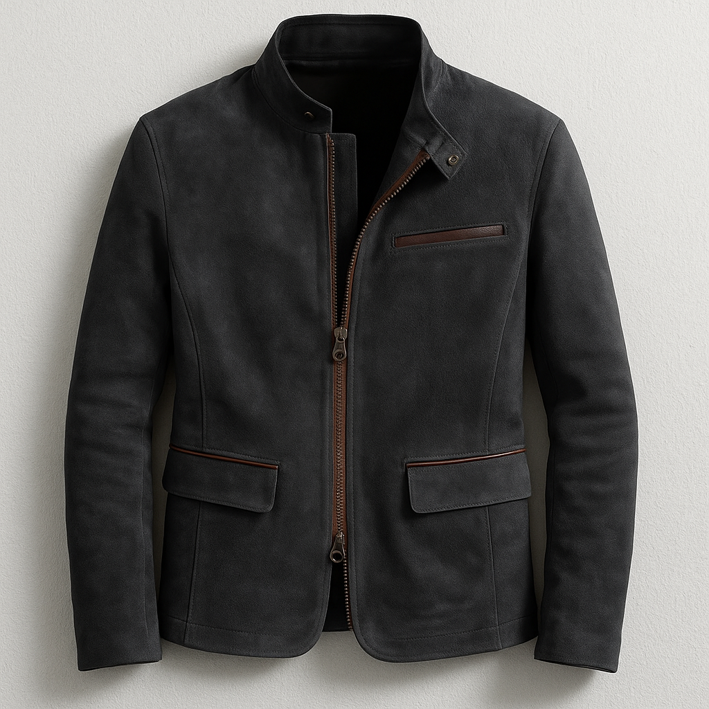 Morris Classic Jacket with Zip Detail