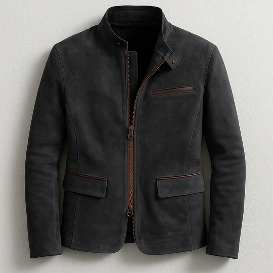 Morris Classic Jacket with Zip Detail