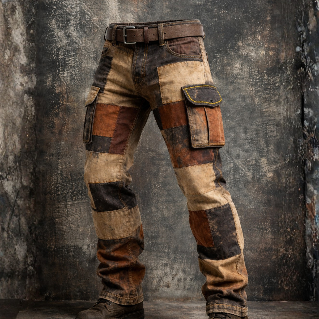 Evan Men’s Patchwork Cargo Pants