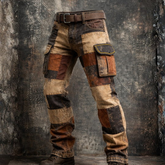 Evan Men’s Patchwork Cargo Pants