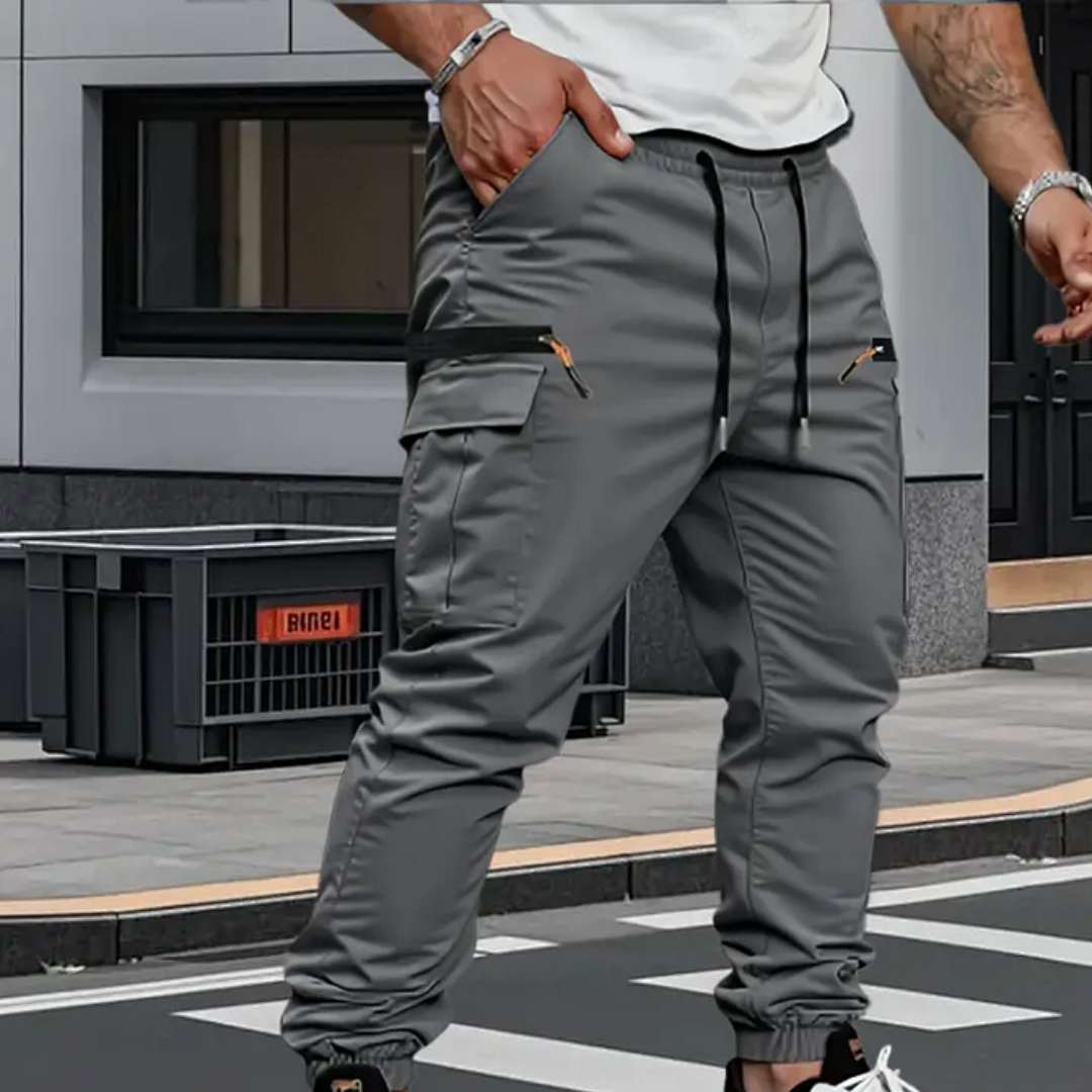 Alan Cargo Stretch Jogger Pants