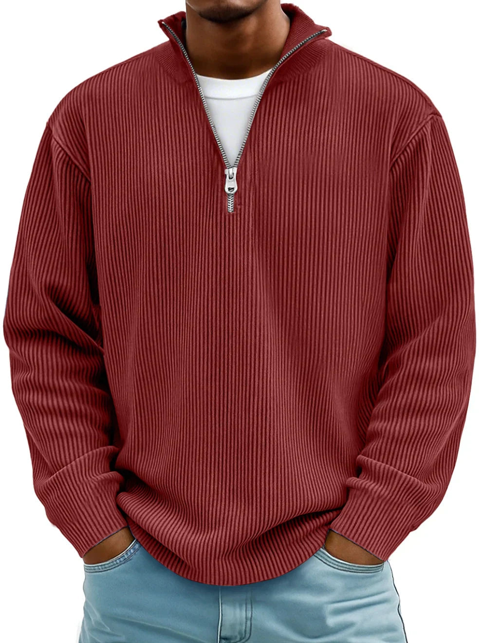 Jay Trendy Zip-Up Sweater