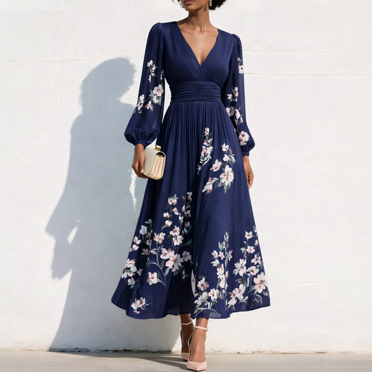 Cathy Floral Midi Dress