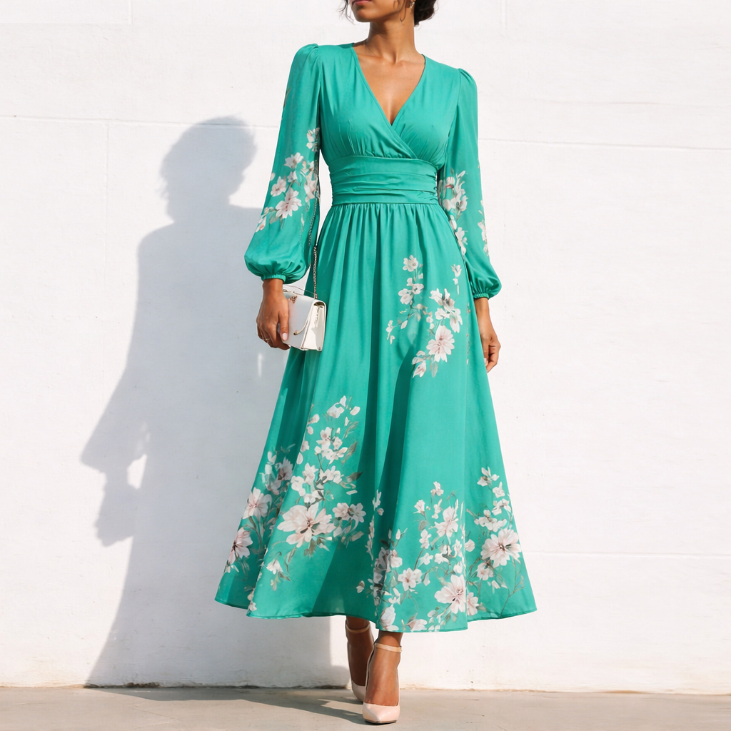 Cathy Floral Midi Dress