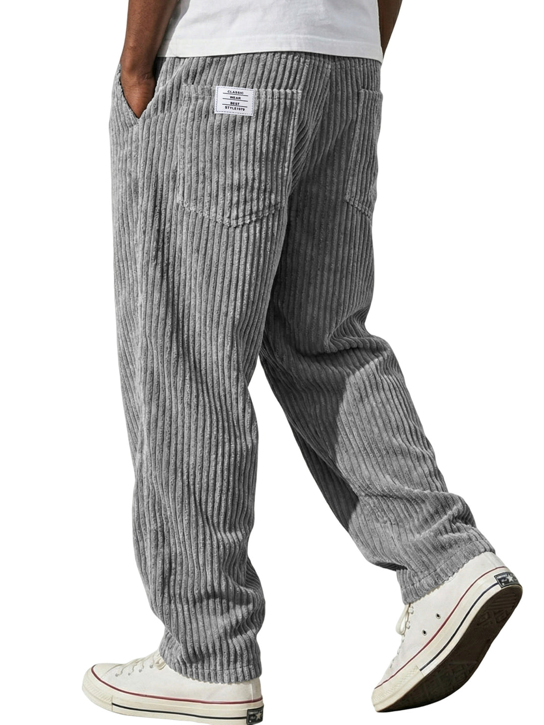 Gareth Vintage-Inspired Corduroy Trousers