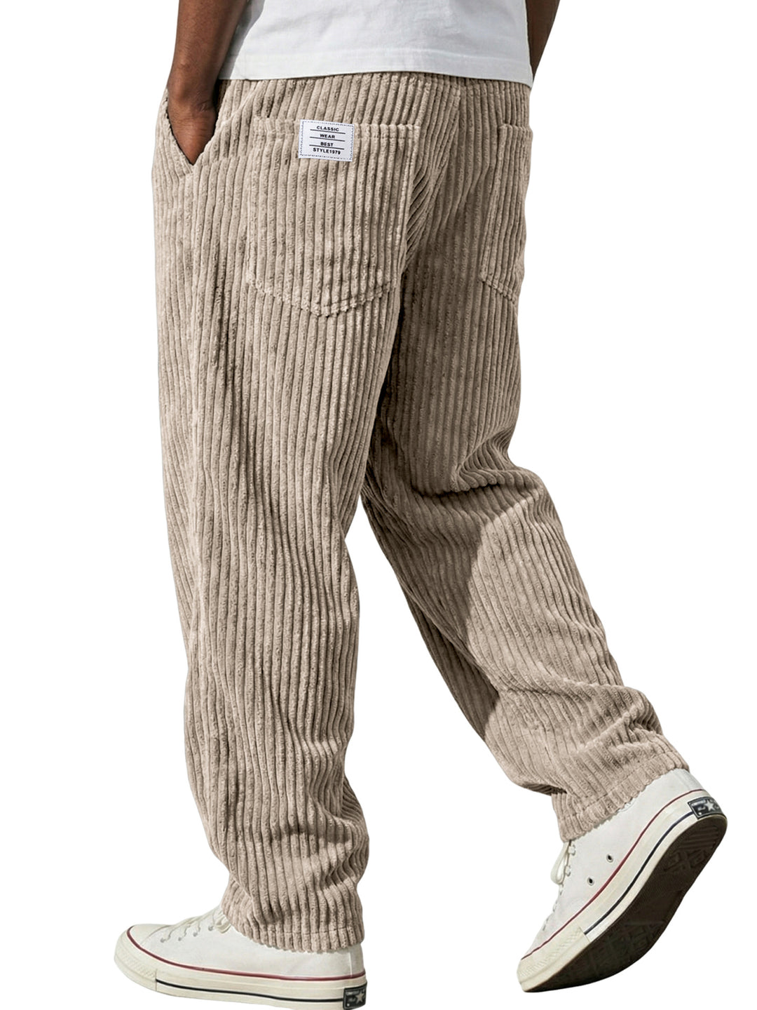 Gareth Vintage-Inspired Corduroy Trousers
