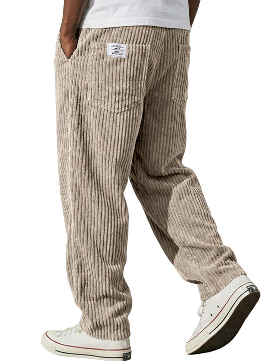 Gareth Vintage-Inspired Corduroy Trousers
