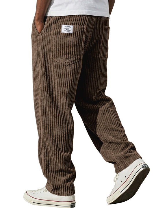 Gareth Vintage-Inspired Corduroy Trousers