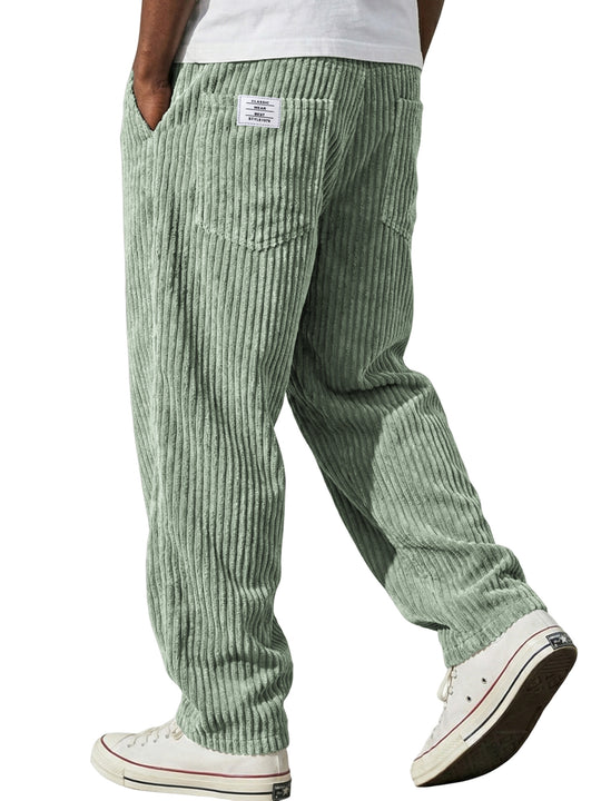 Gareth Vintage-Inspired Corduroy Trousers