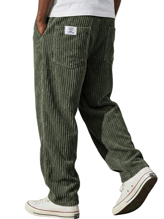 Gareth Vintage-Inspired Corduroy Trousers
