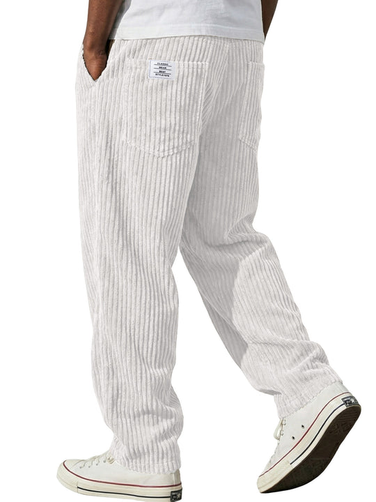 Gareth Vintage-Inspired Corduroy Trousers