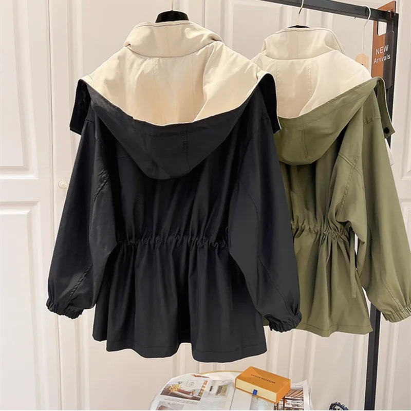 Emma Elegant Weatherproof Windbreaker