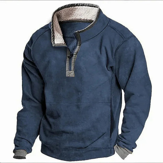 Mason Casual Fleece Zip-Up Pullover