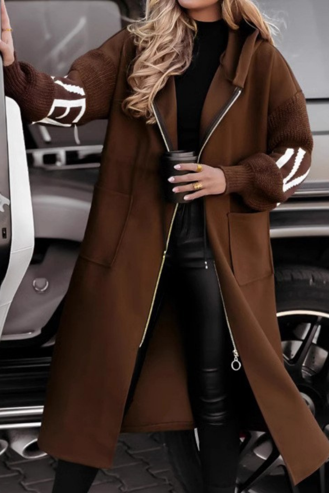 Megan Elegant Hooded Winter Coat