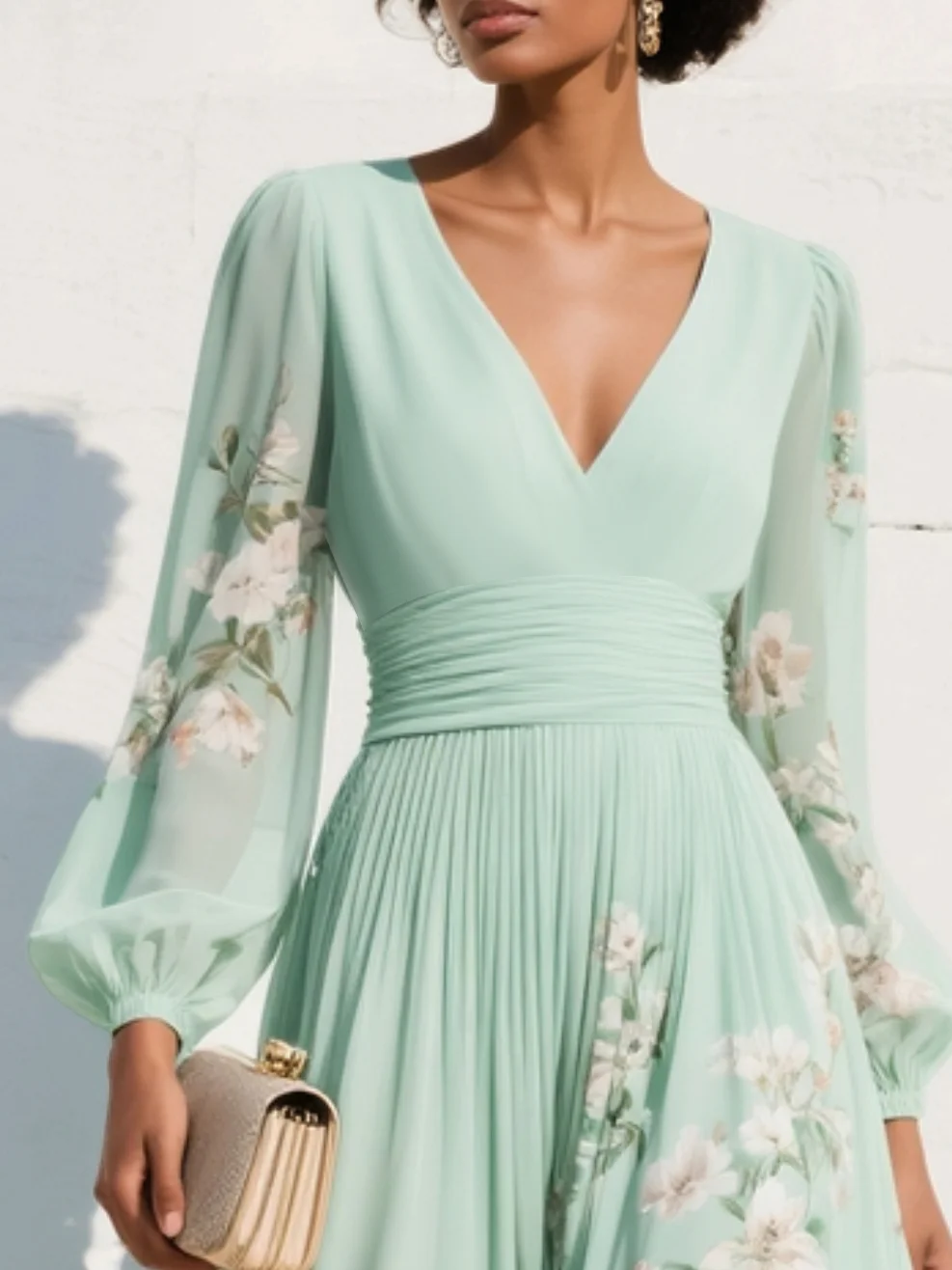 Cathy Floral Midi Dress