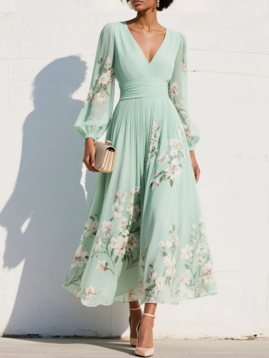 Cathy Floral Midi Dress