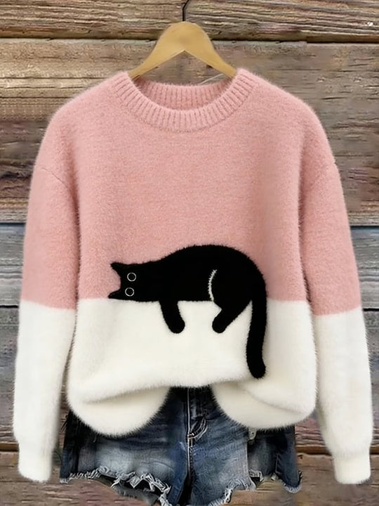 Carol Casual Cat Sweater