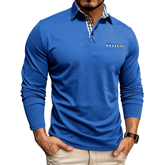 William Premium Long Sleeve Polo