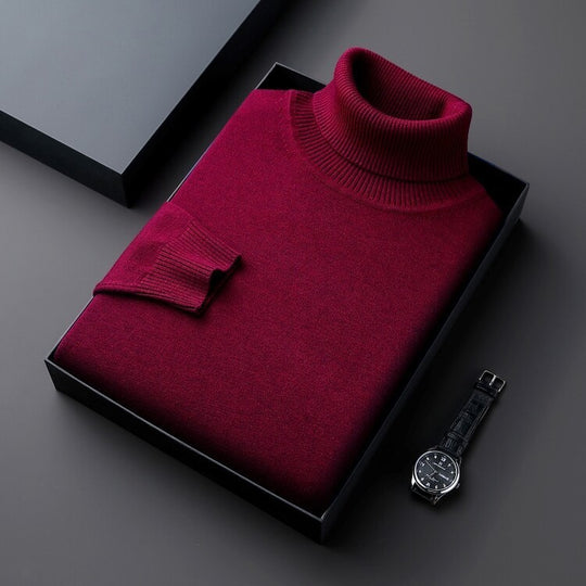 Colin Cashmere Turtleneck Sweater