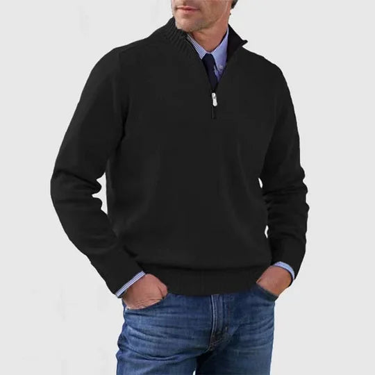 Howard Refined Half-Zip Sweater for Men