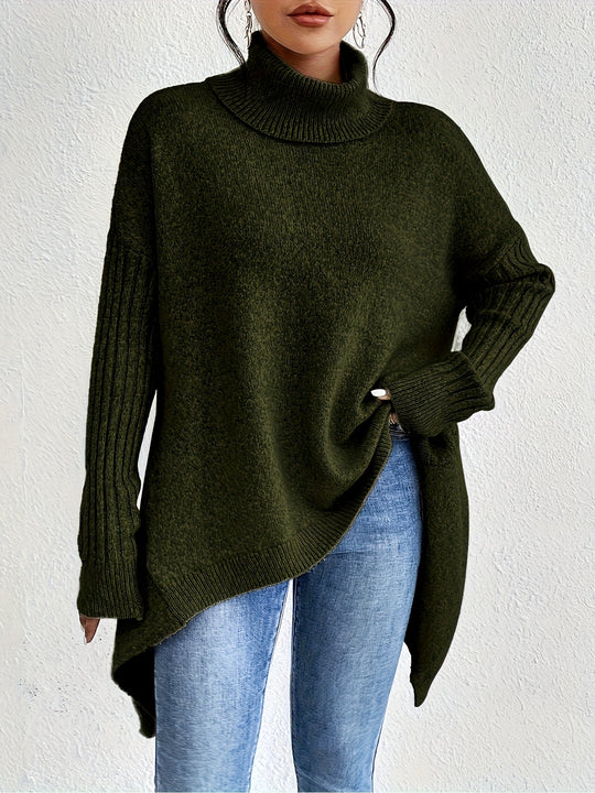 Ava Oversized Turtleneck Sweater