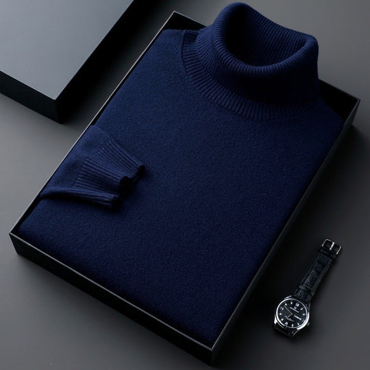 Colin Cashmere Turtleneck Sweater
