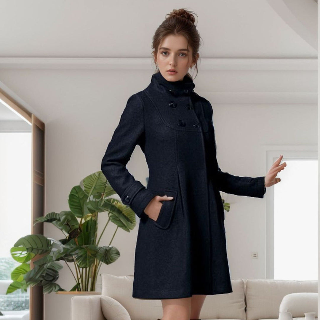 Alice Elegant Coat with Side Pockets