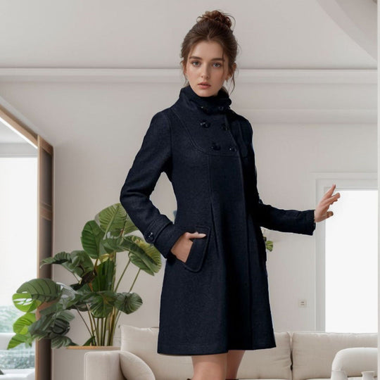 Alice Elegant Coat with Side Pockets