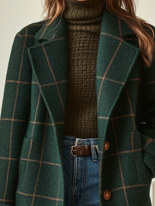 Charlie Classic Checked Coat