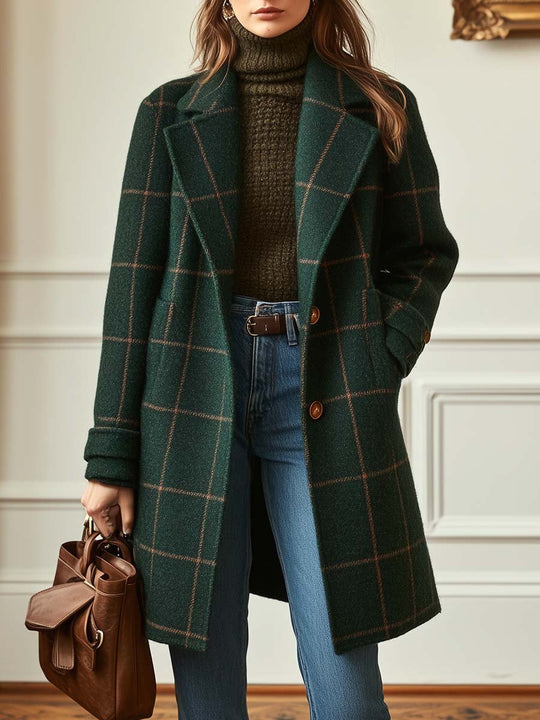 Charlie Classic Checked Coat