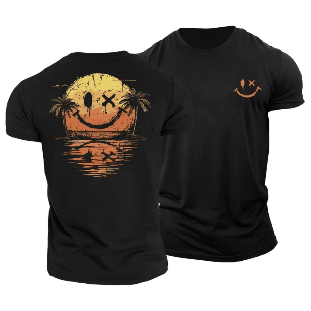 Kay Sunset Smiley Wave T-Shirt