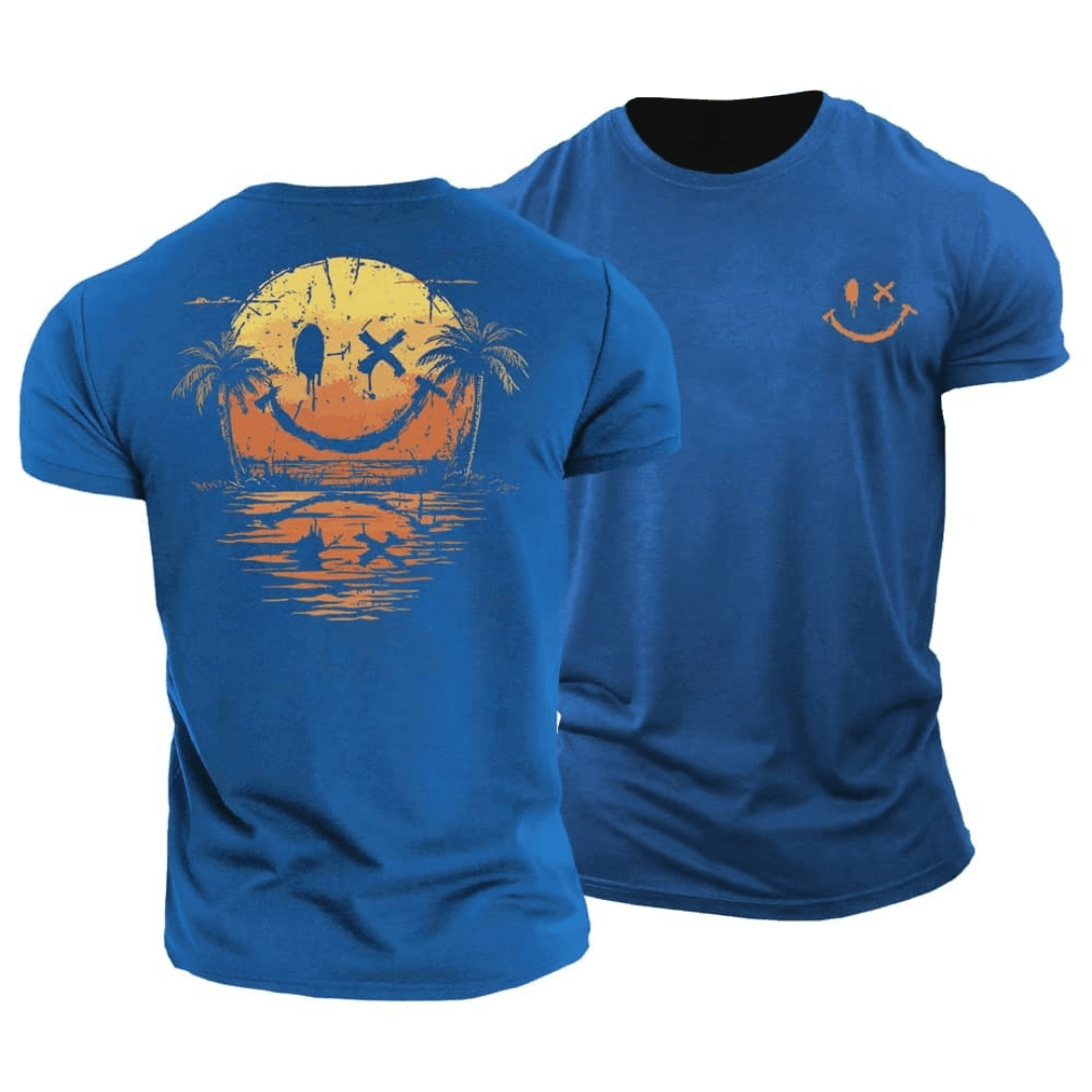 Kay Sunset Smiley Wave T-Shirt