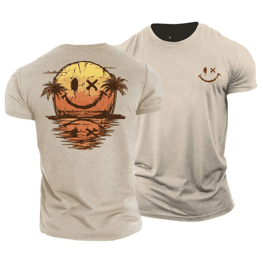 Kay Sunset Smiley Wave T-Shirt